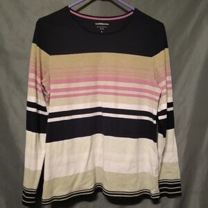 Croft & Barrow classic striped tee